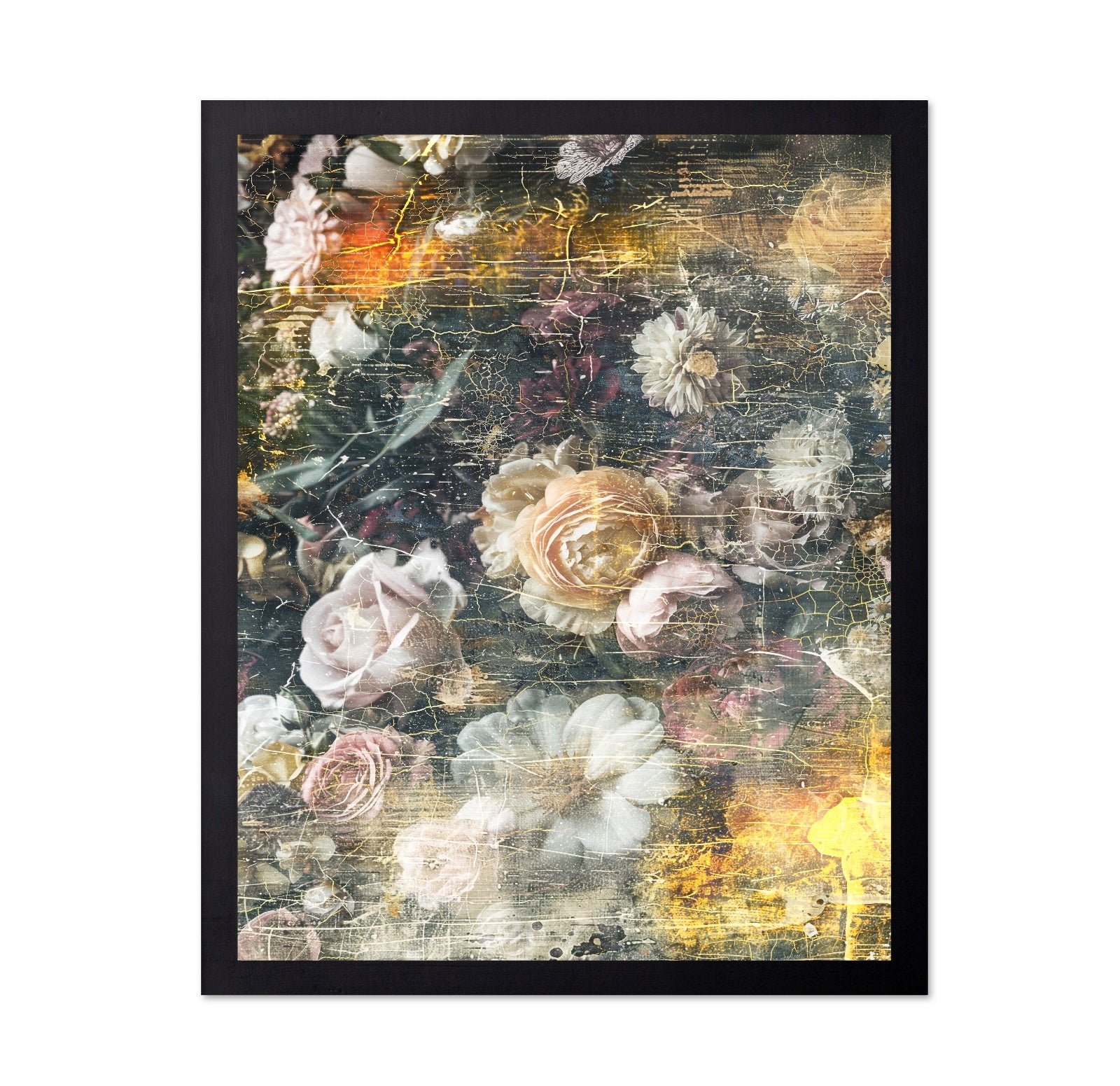 Vintage Floral Collage