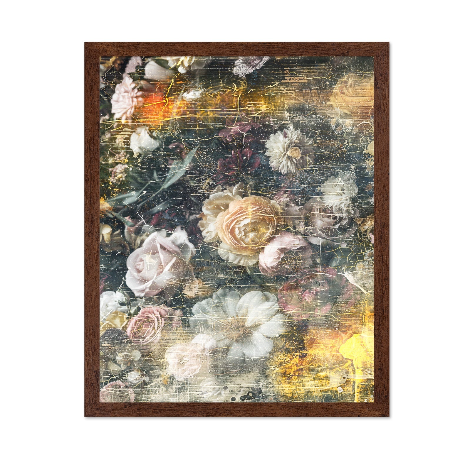 Vintage Floral Collage