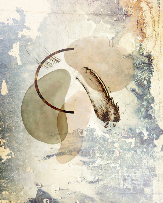 Neutral Boho Abstract Forms