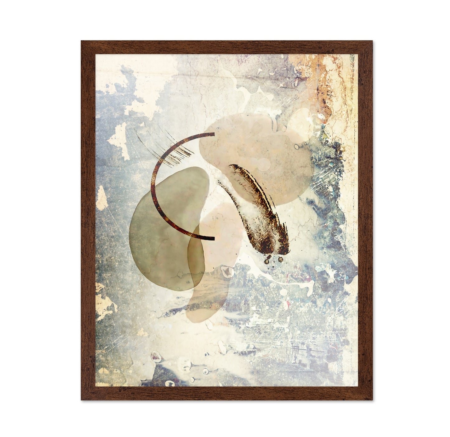 Neutral Boho Abstract Forms