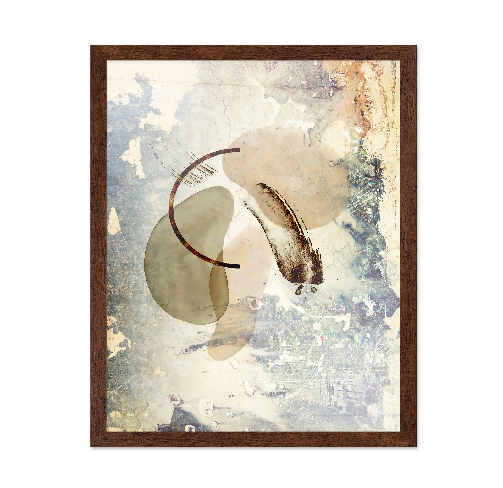 Neutral Boho Abstract Forms