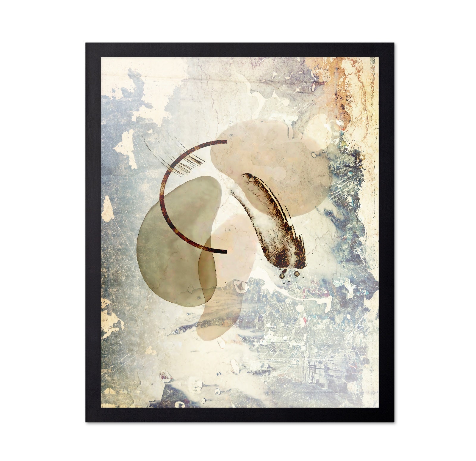 Neutral Boho Abstract Forms
