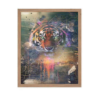 Neon Tiger Portrait
