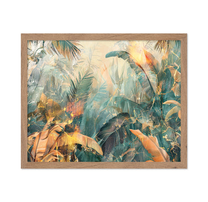 Tropical Golden Leaves
