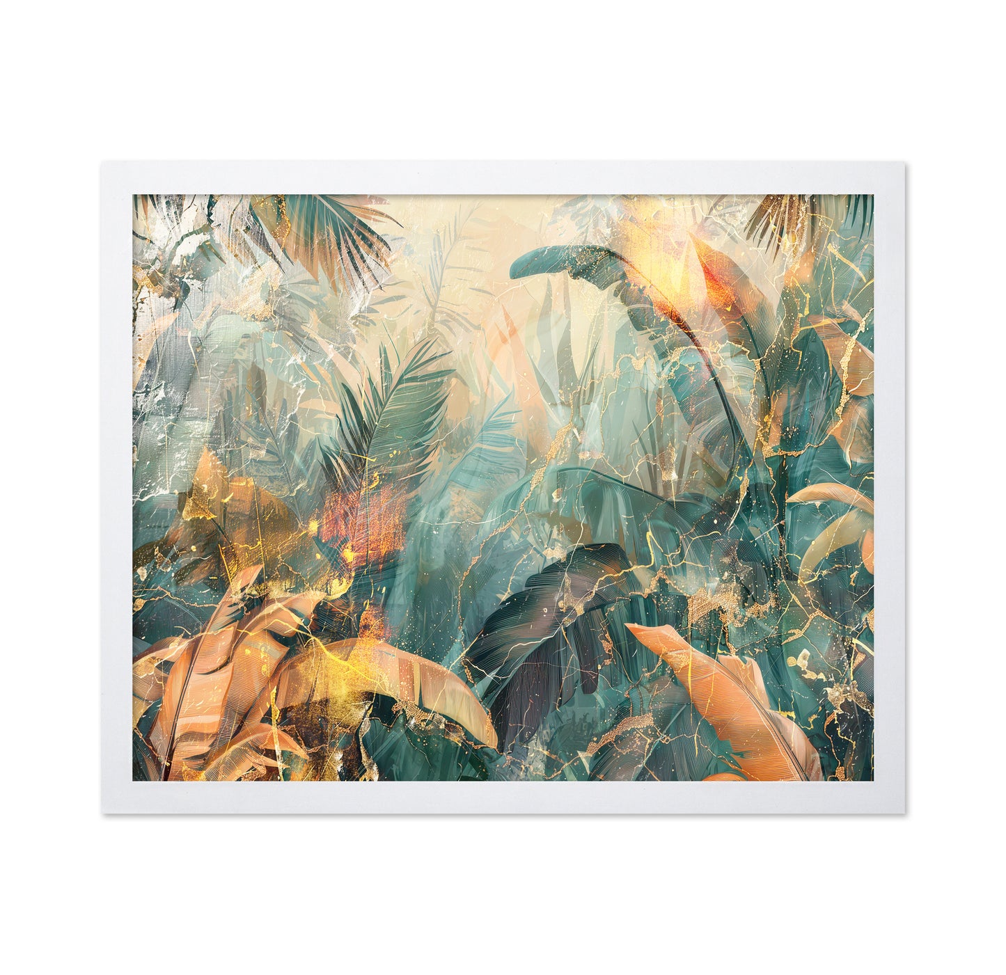 Tropical Golden Leaves