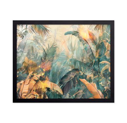 Tropical Golden Leaves