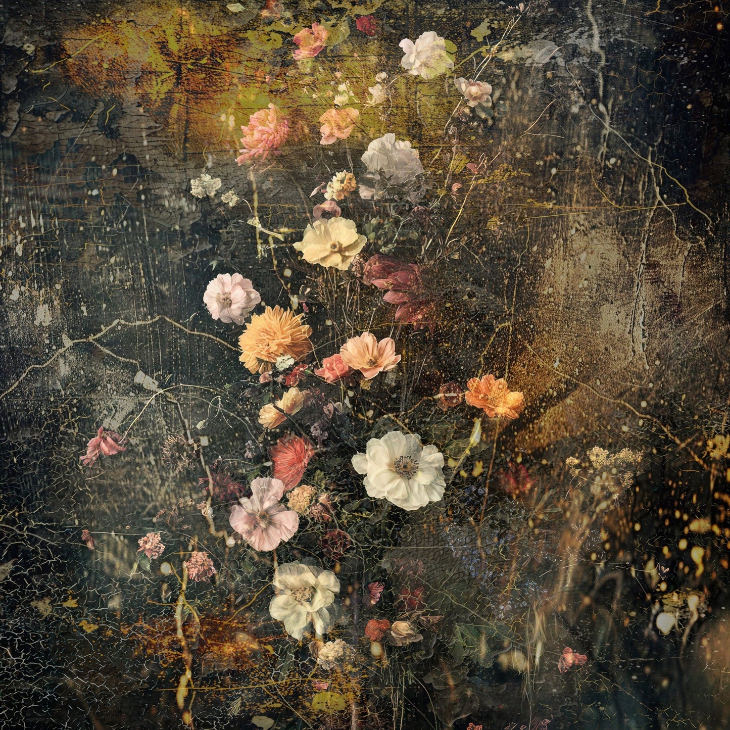 Vintage Floral Bouquet No1