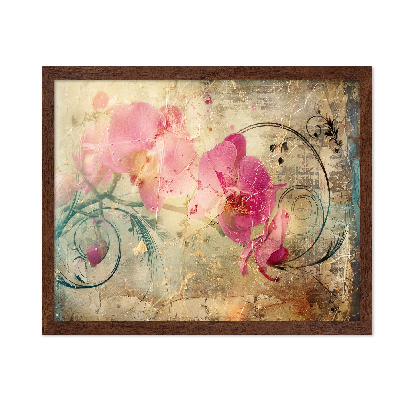 Vintage Pink Orchid