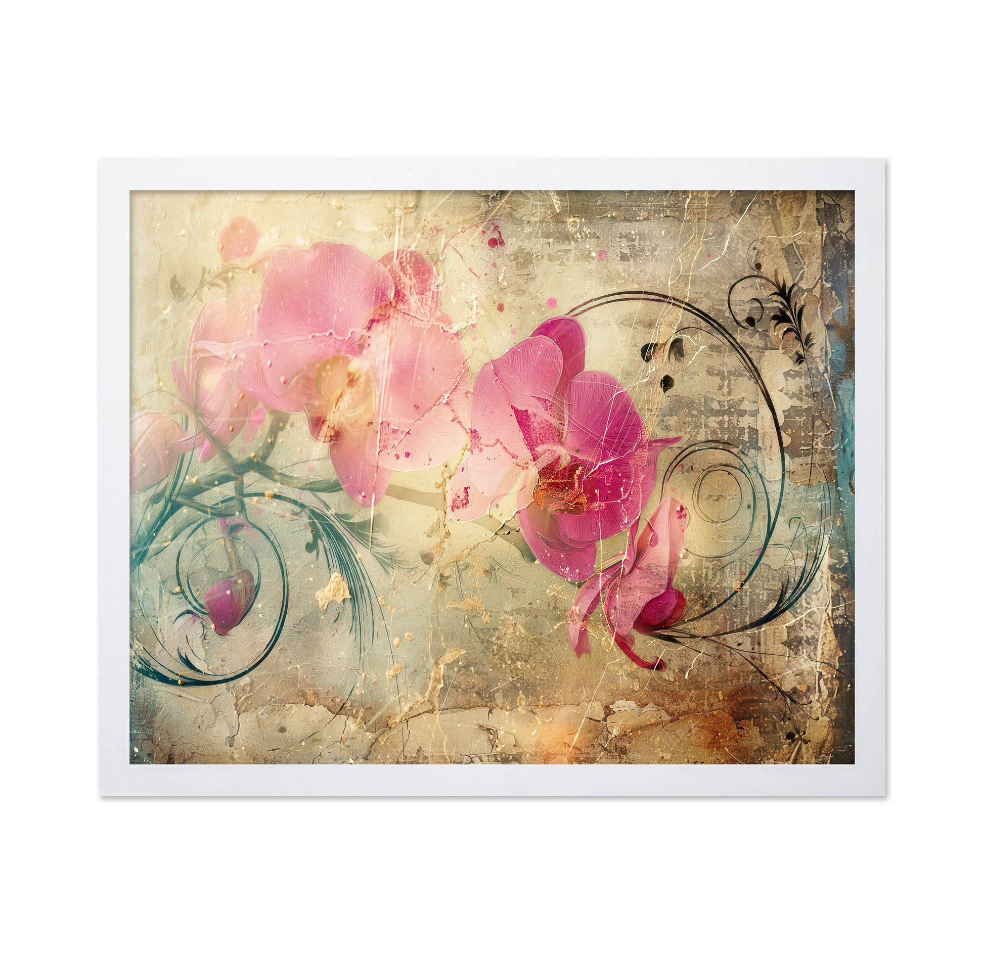 Vintage Pink Orchid
