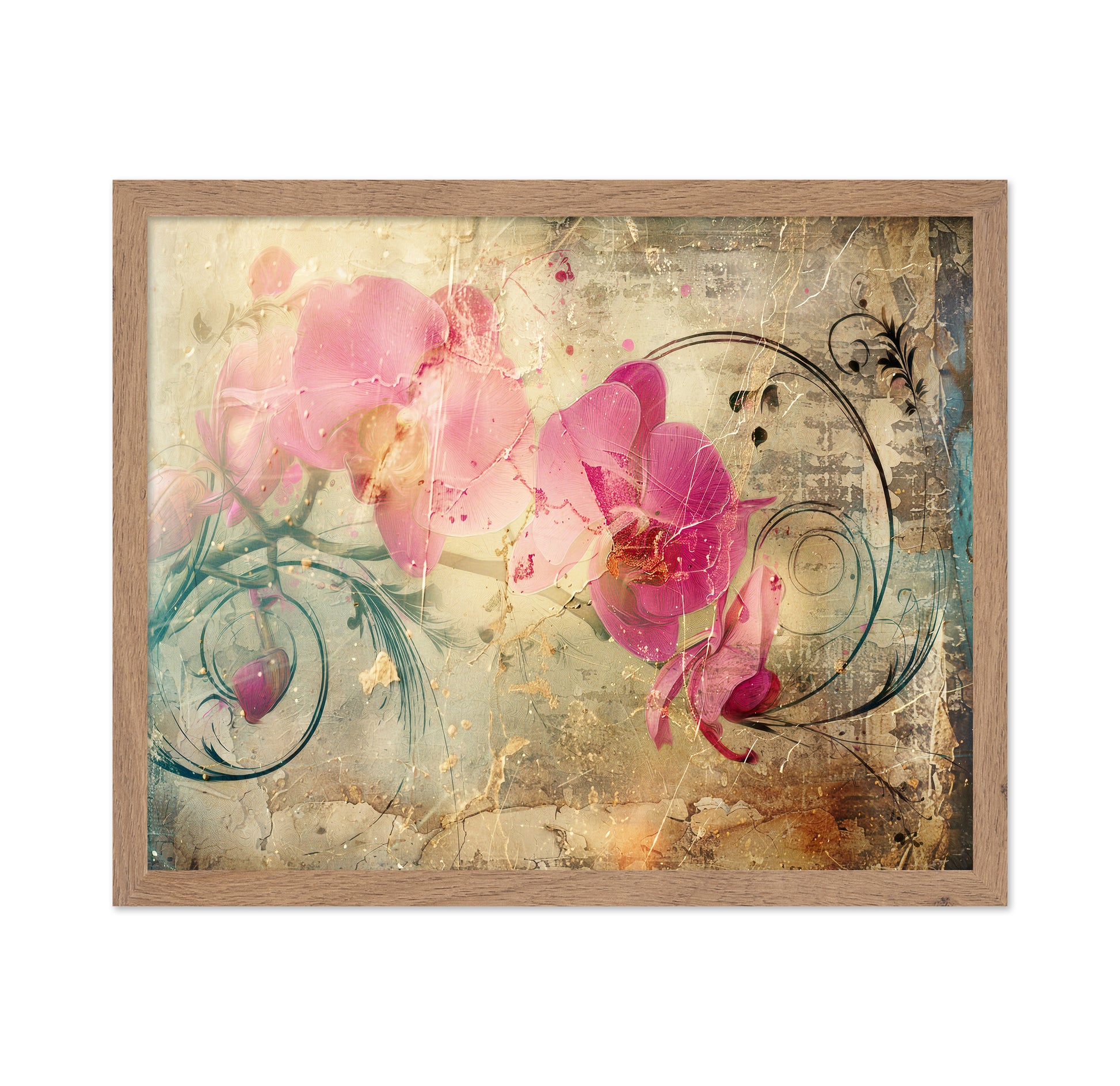 Vintage Pink Orchid