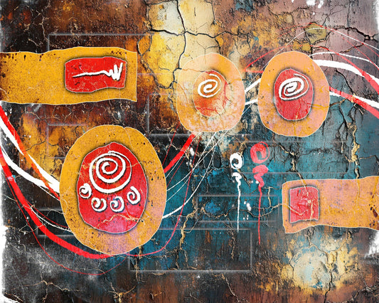 Tribal Texture Circles
