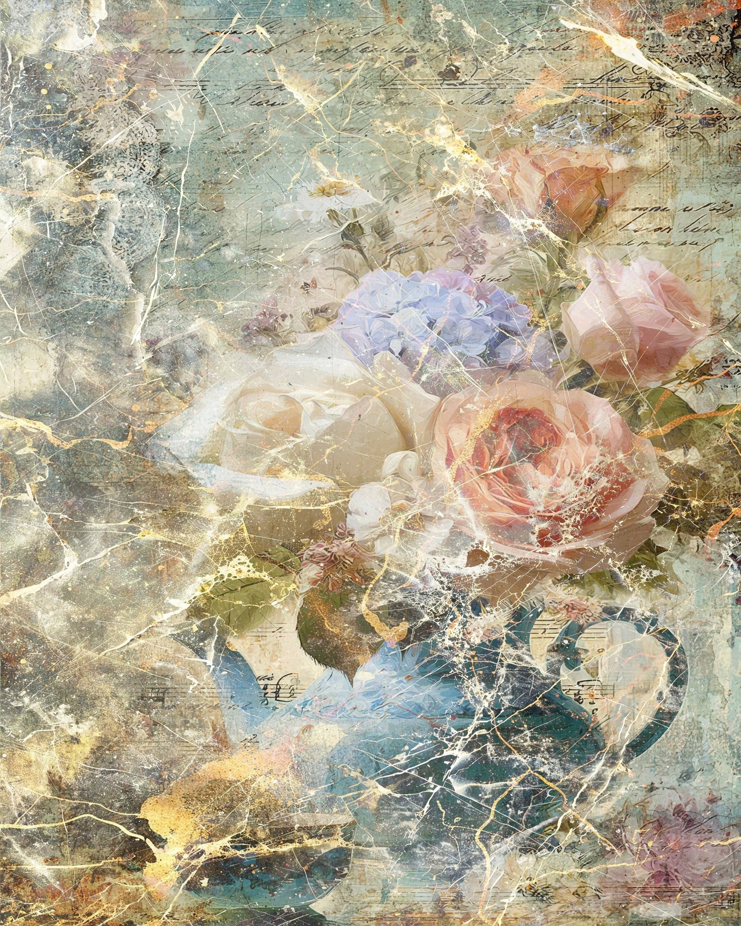 Vintage Floral Bouquet No2