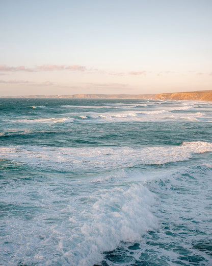 Ocean Sunset Waves