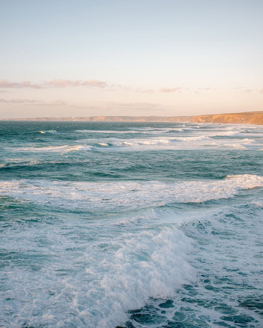 Ocean Sunset Waves