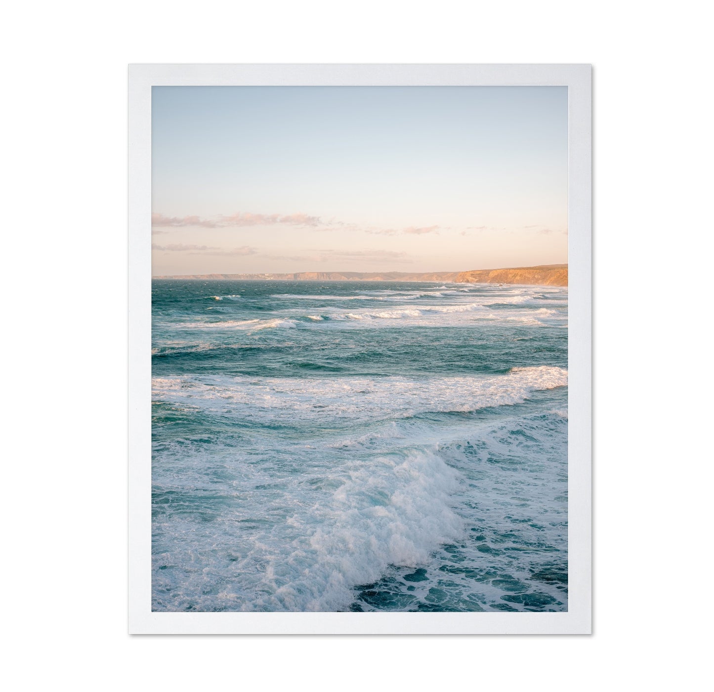 Ocean Sunset Waves