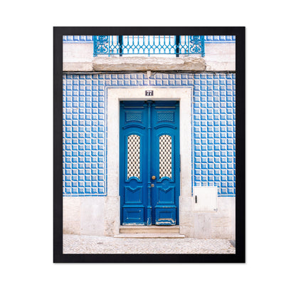 Lisbon Blue Tile Door