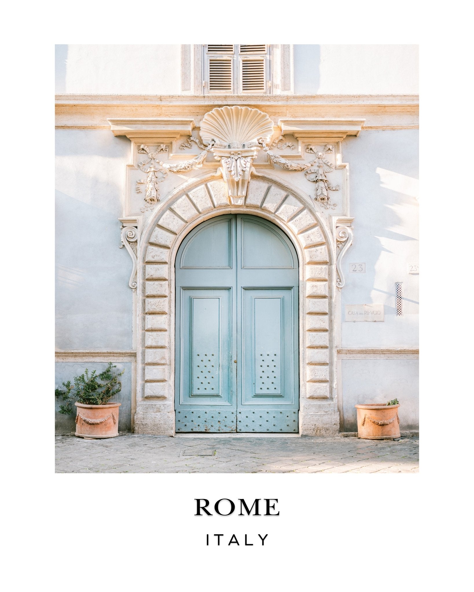 Roman Blue Door
