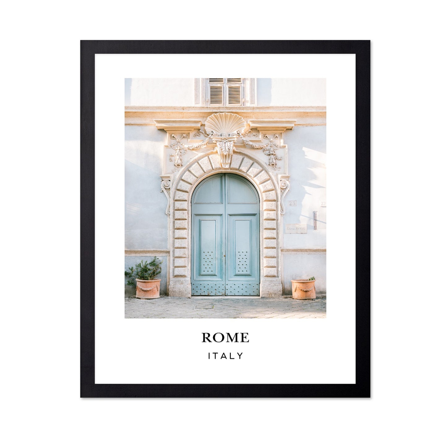Roman Blue Door