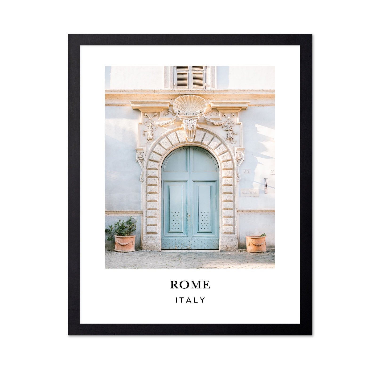 Roman Blue Door