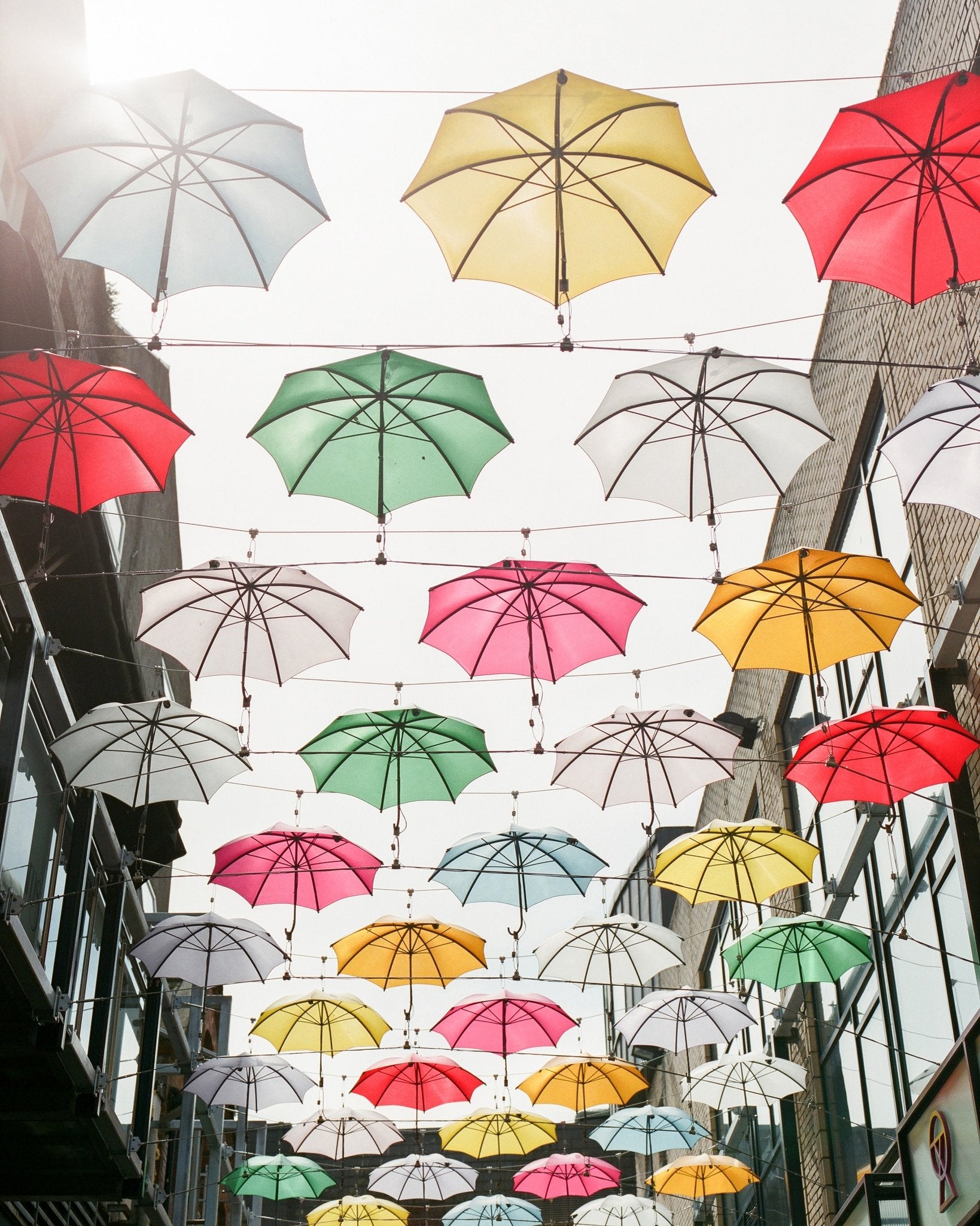 Colorful Umbrella Sky No1