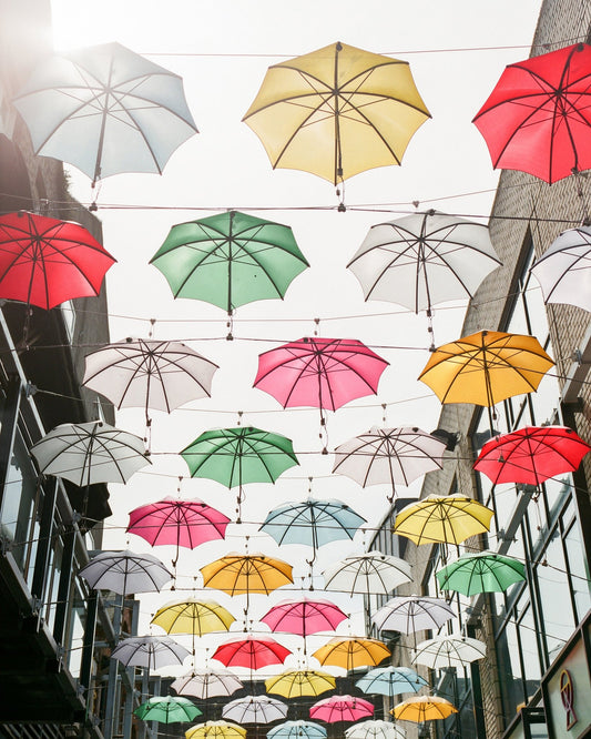 Colorful Umbrella Sky No1