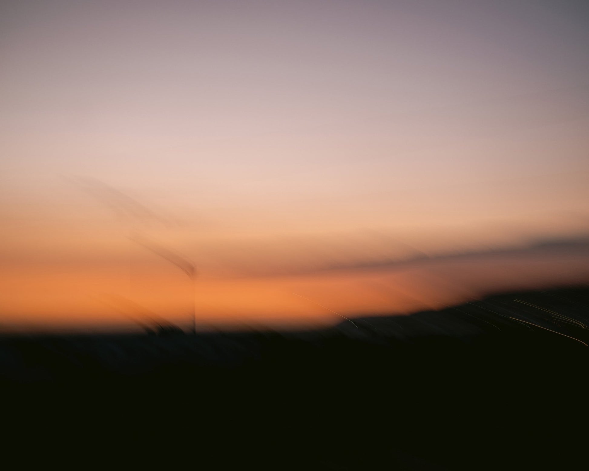 Blurred Sunset Glow