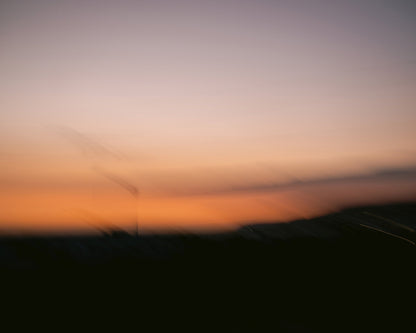 Blurred Sunset Glow