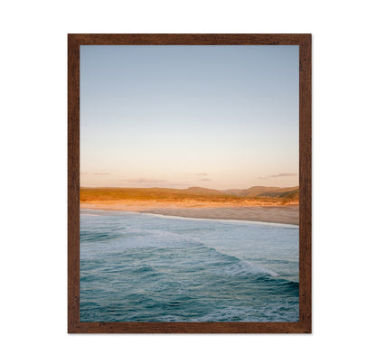 Golden Coastal Waves