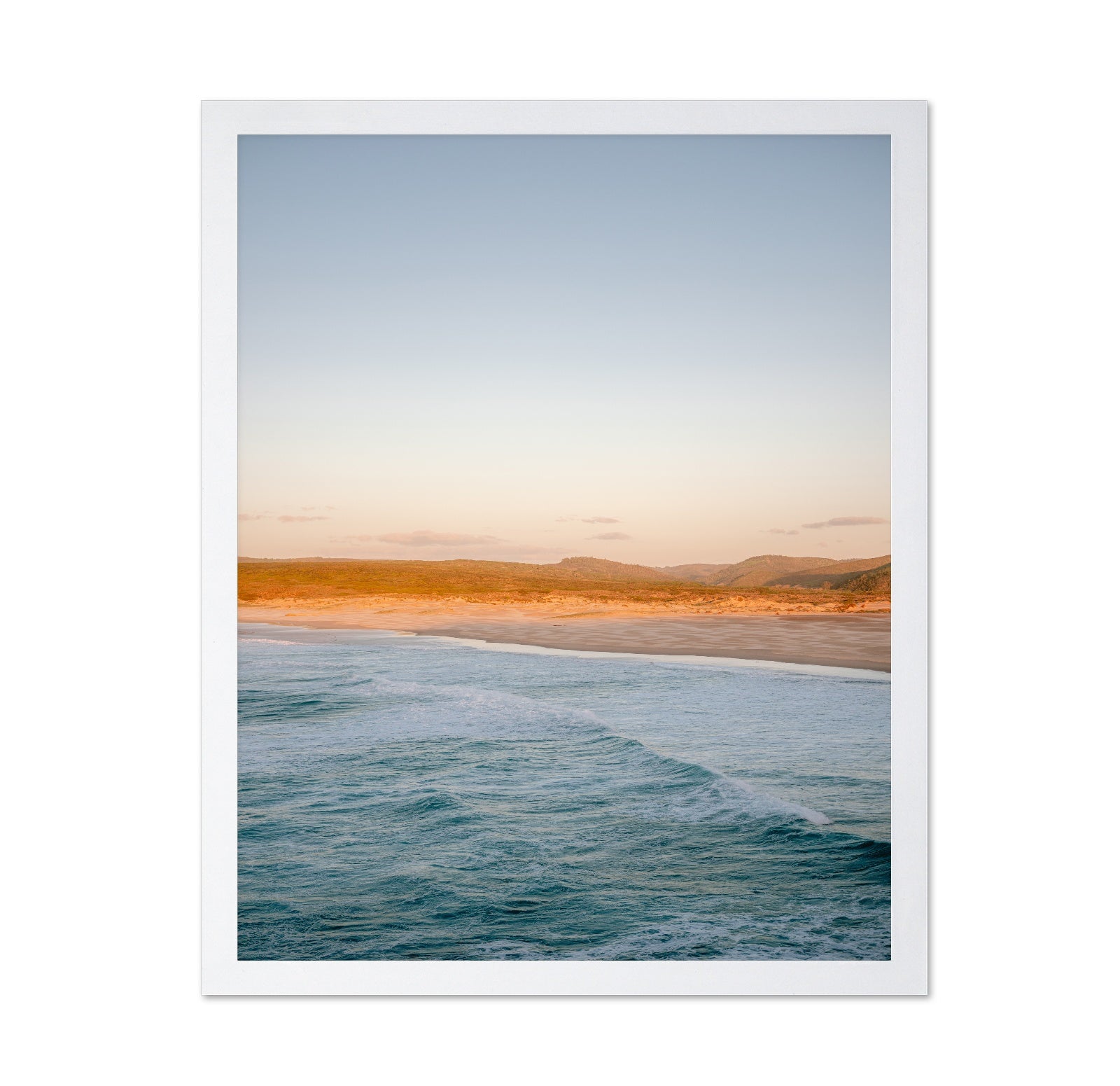 Golden Coastal Waves