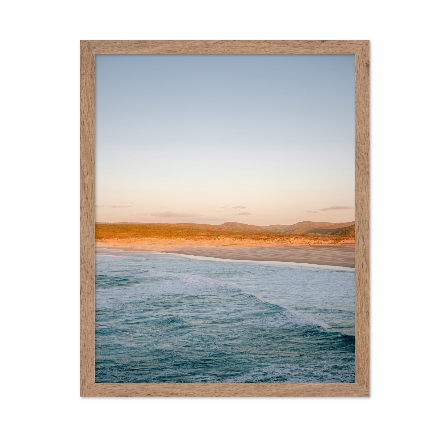 Golden Coastal Waves