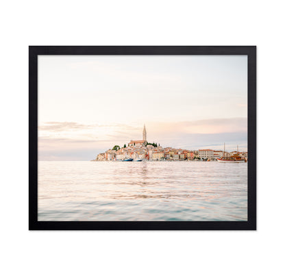 Coastal Town Sunset