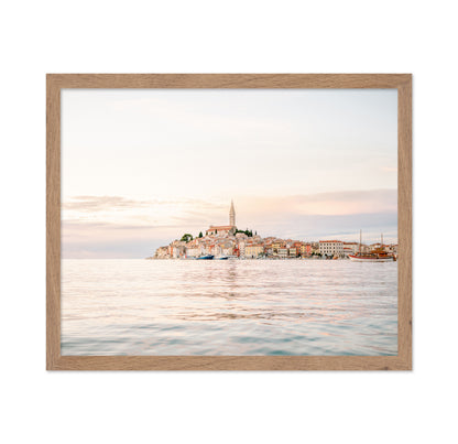 Coastal Town Sunset