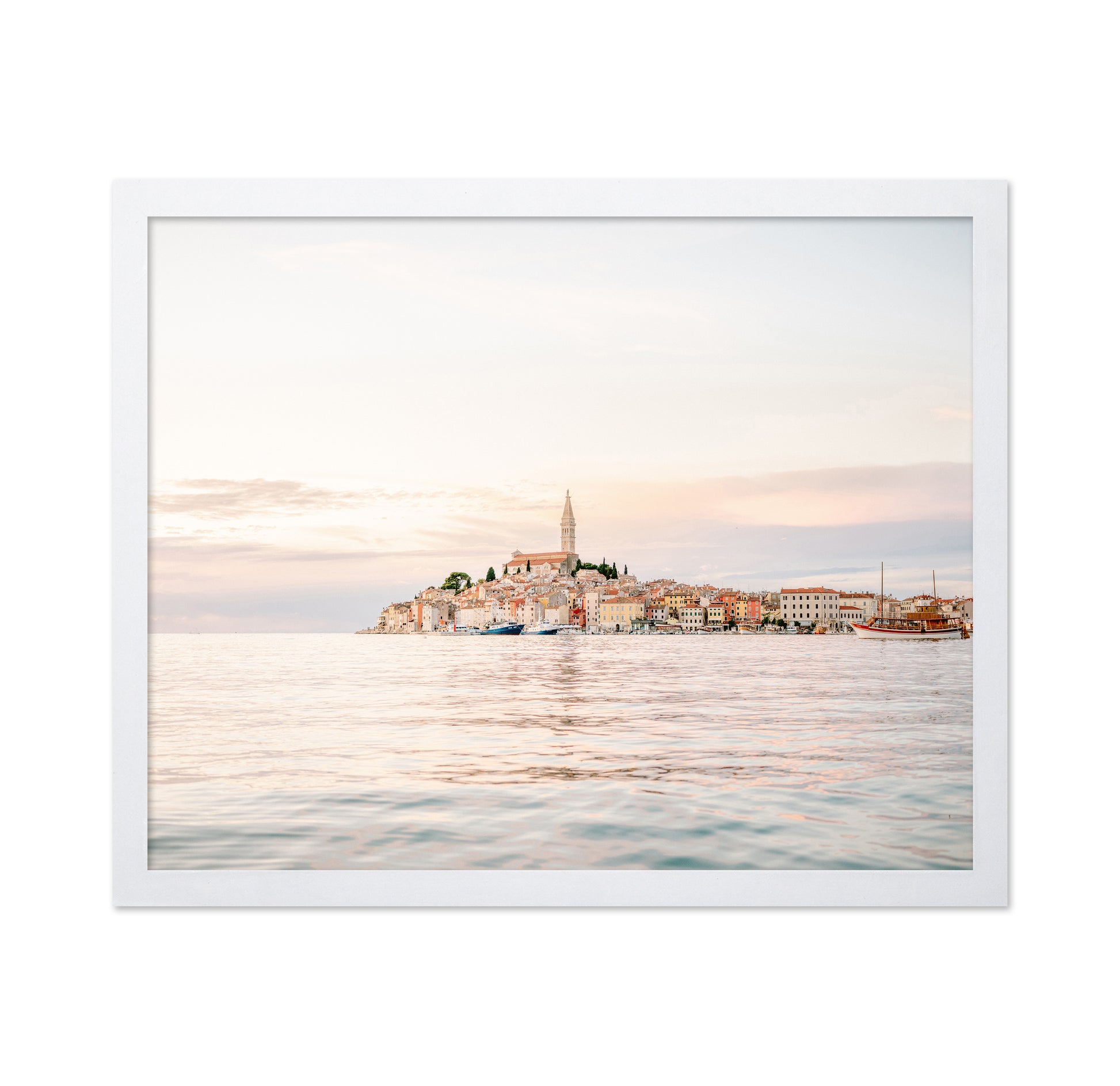 Coastal Town Sunset
