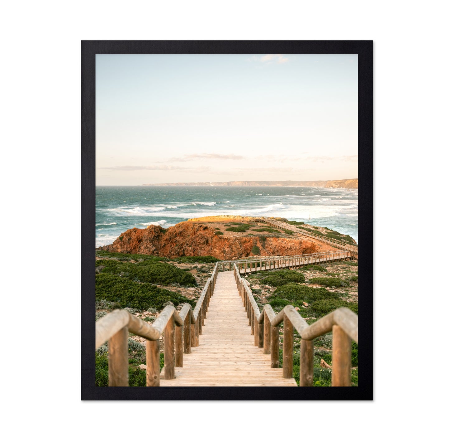 Coastal Boardwalk View
