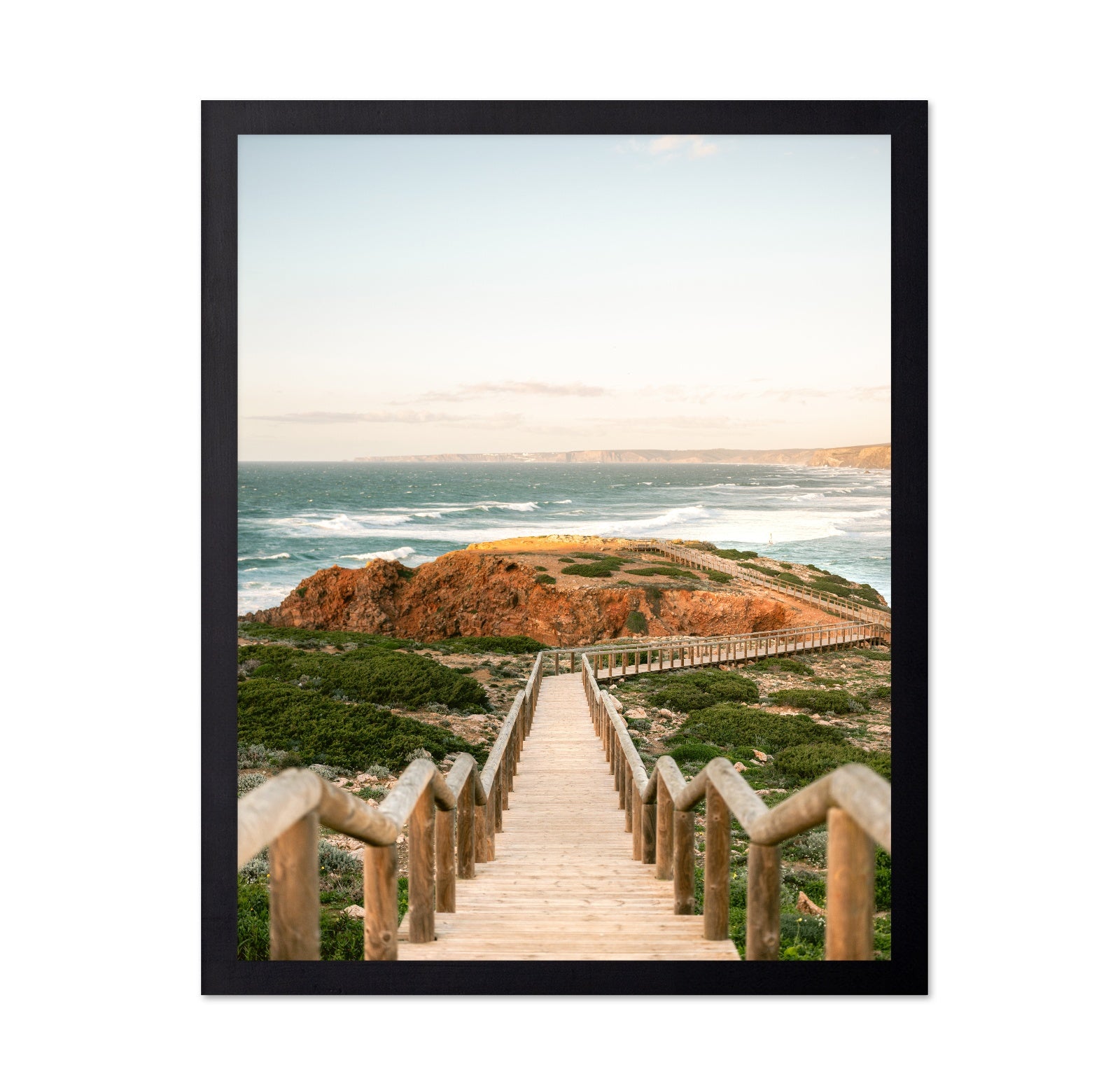 Coastal Boardwalk View
