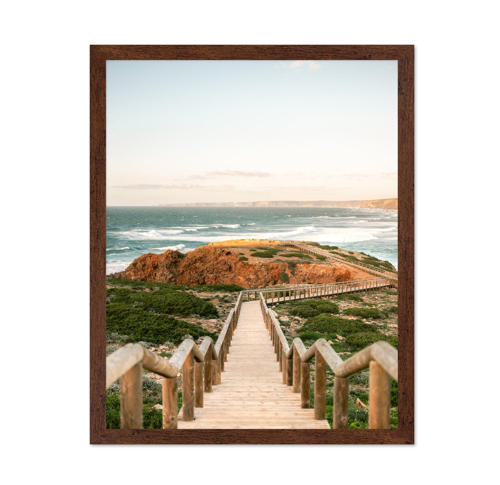 Coastal Boardwalk View