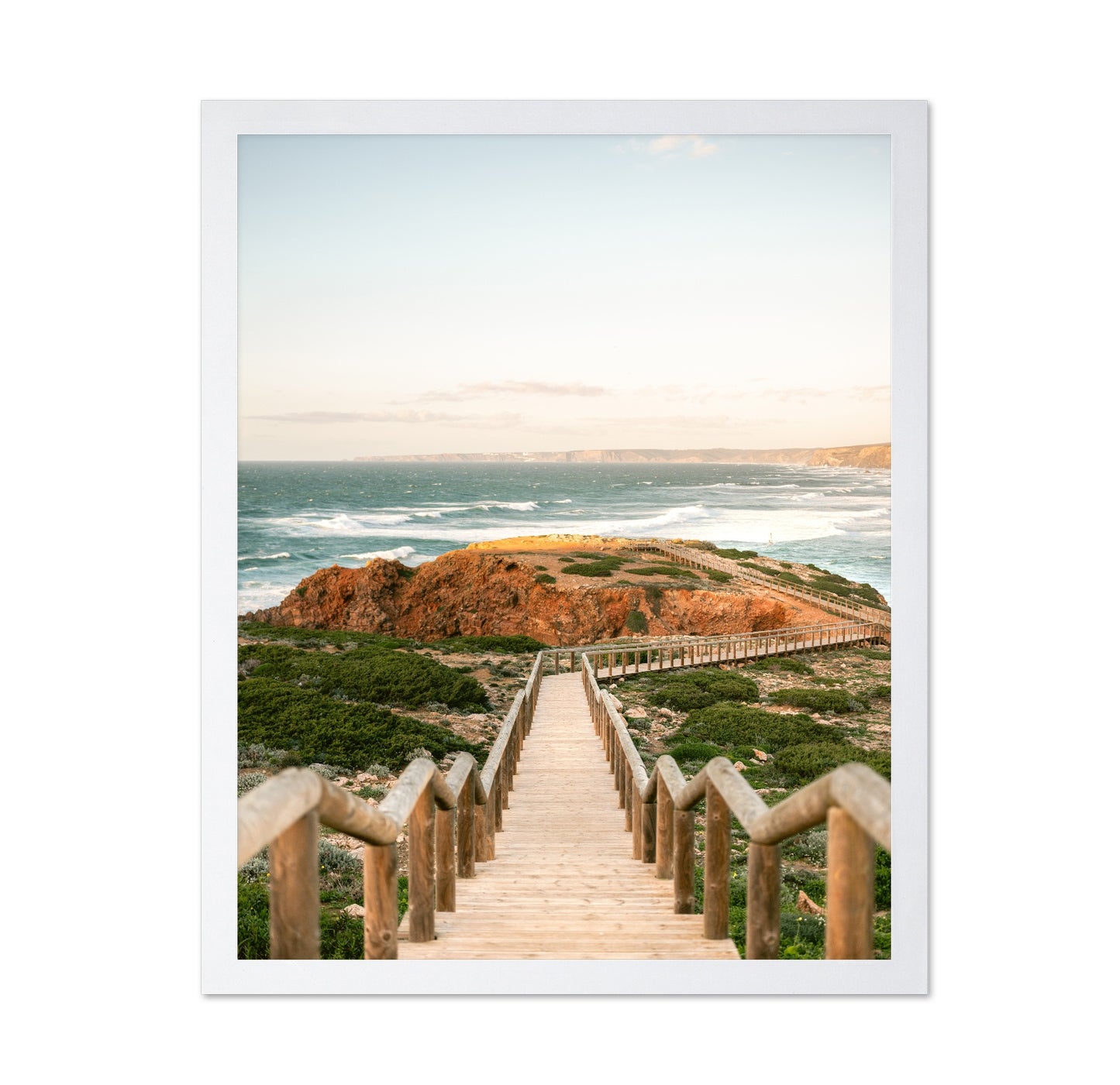 Coastal Boardwalk View