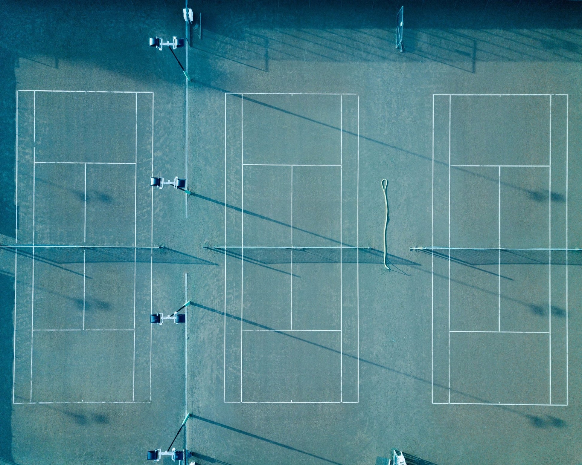 Empty Tennis Courts