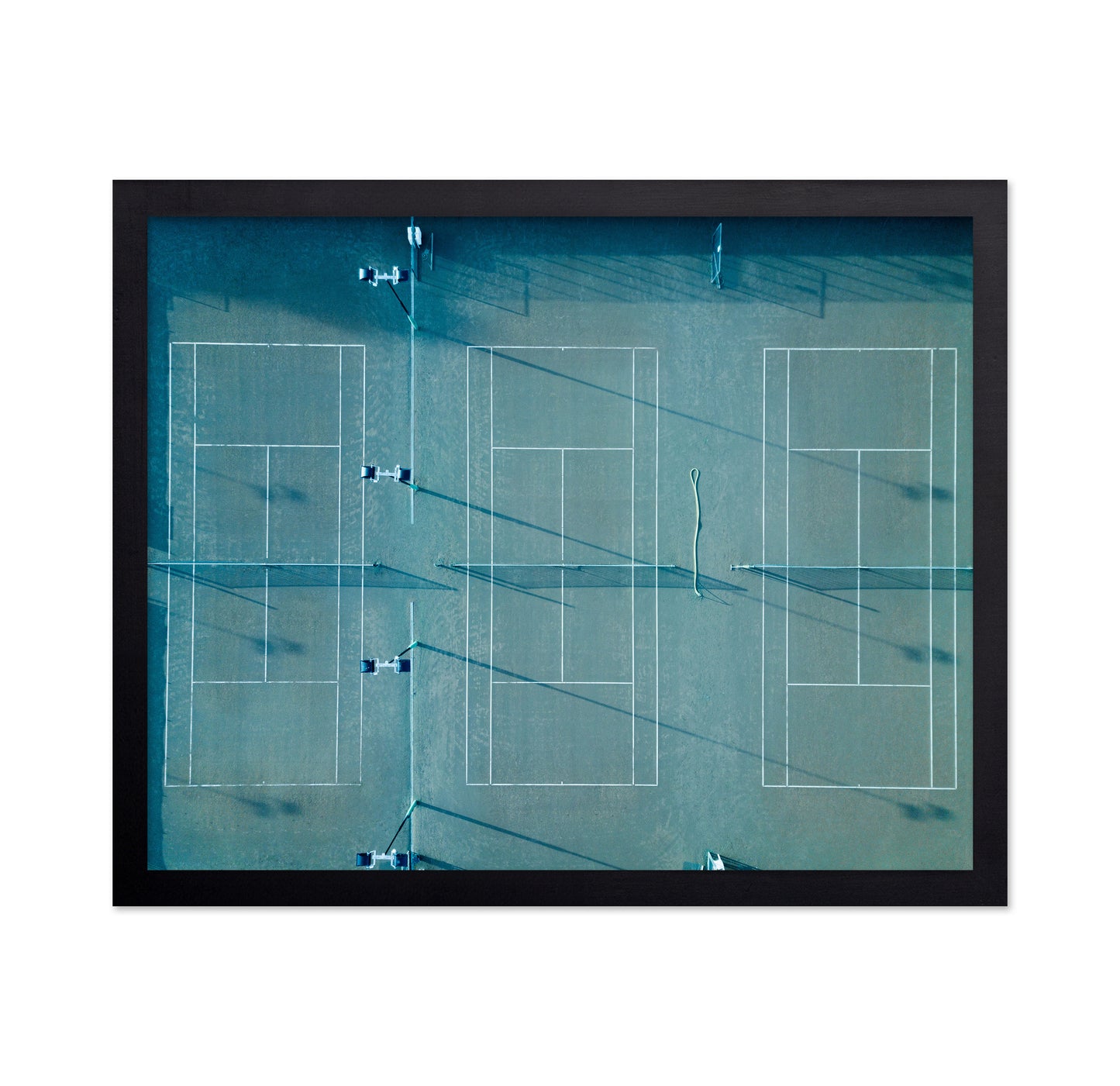 Empty Tennis Courts