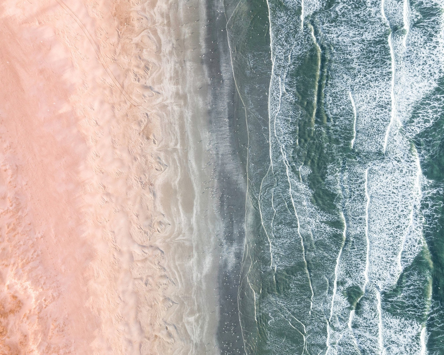 Pink Blue Shoreline