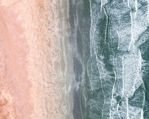 Pink Blue Shoreline