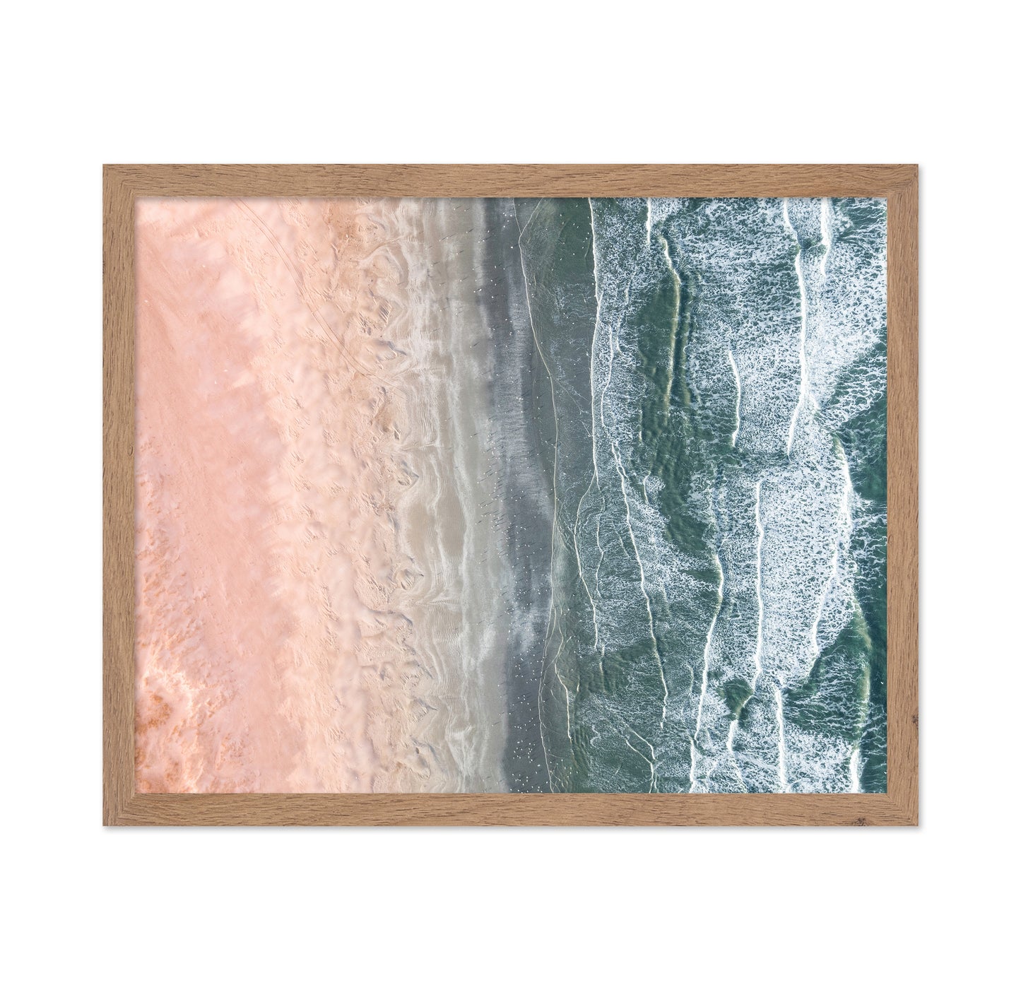 Pink Blue Shoreline