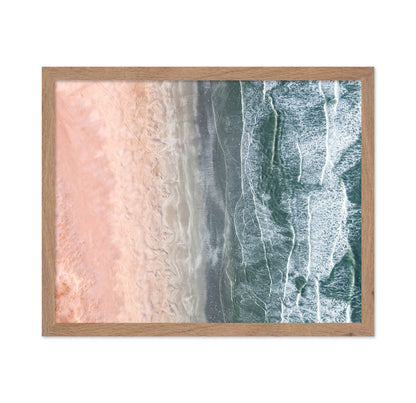 Pink Blue Shoreline