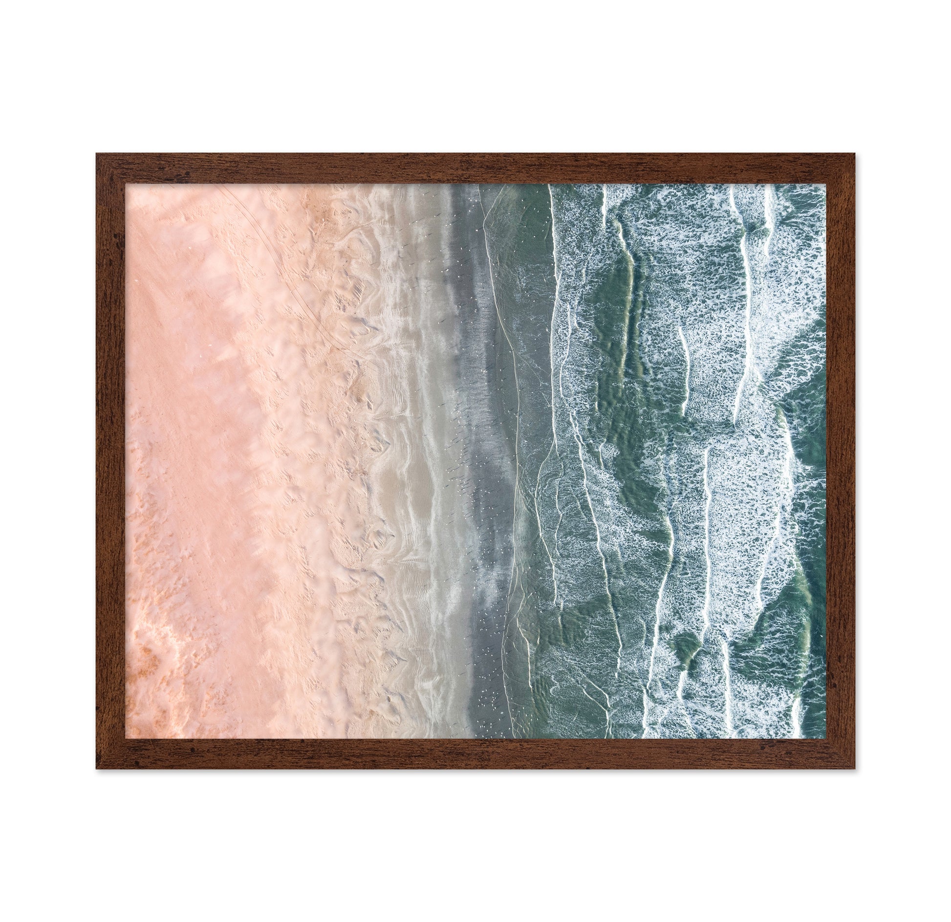 Pink Blue Shoreline
