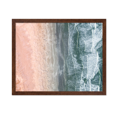 Pink Blue Shoreline