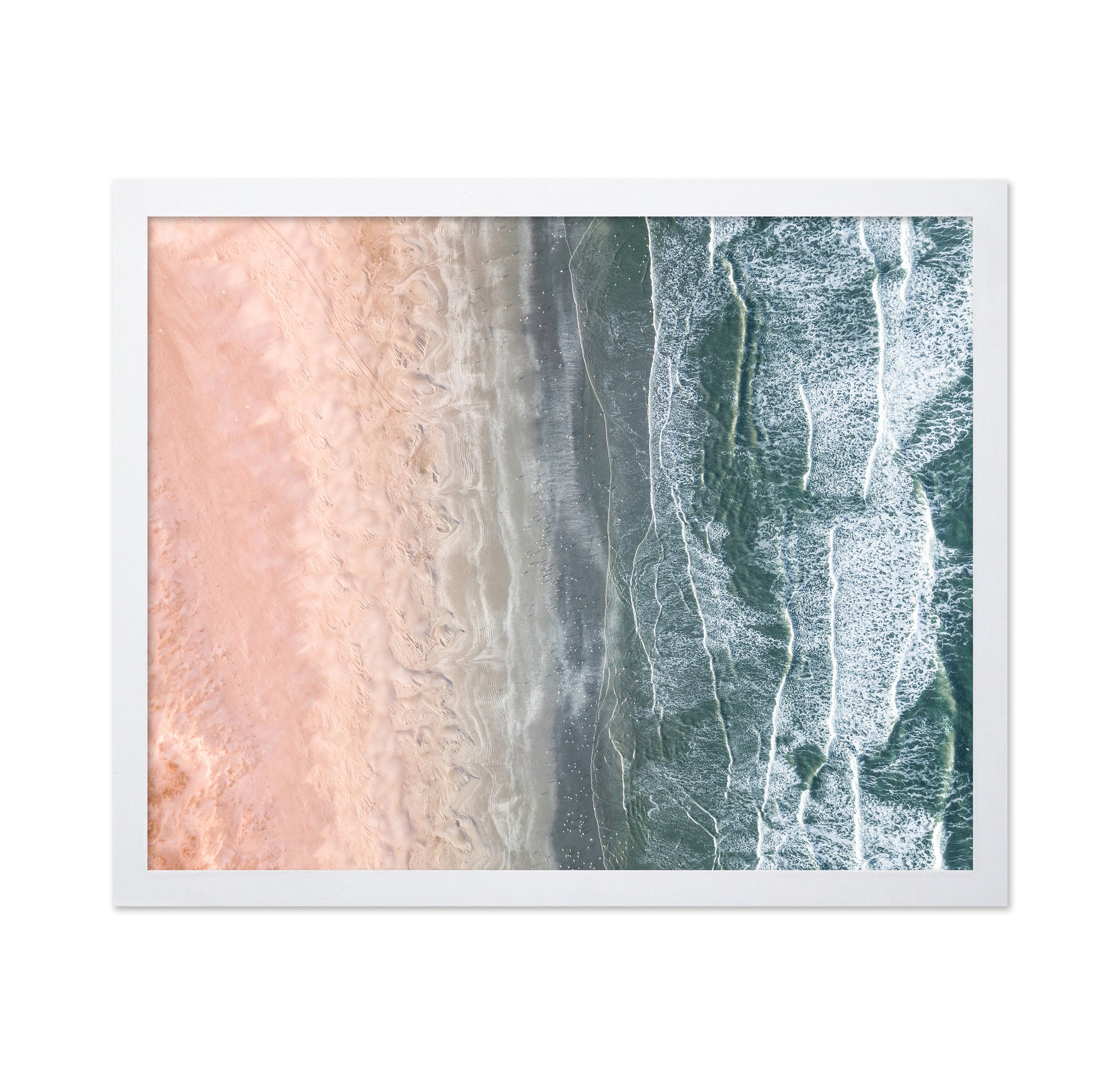 Pink Blue Shoreline