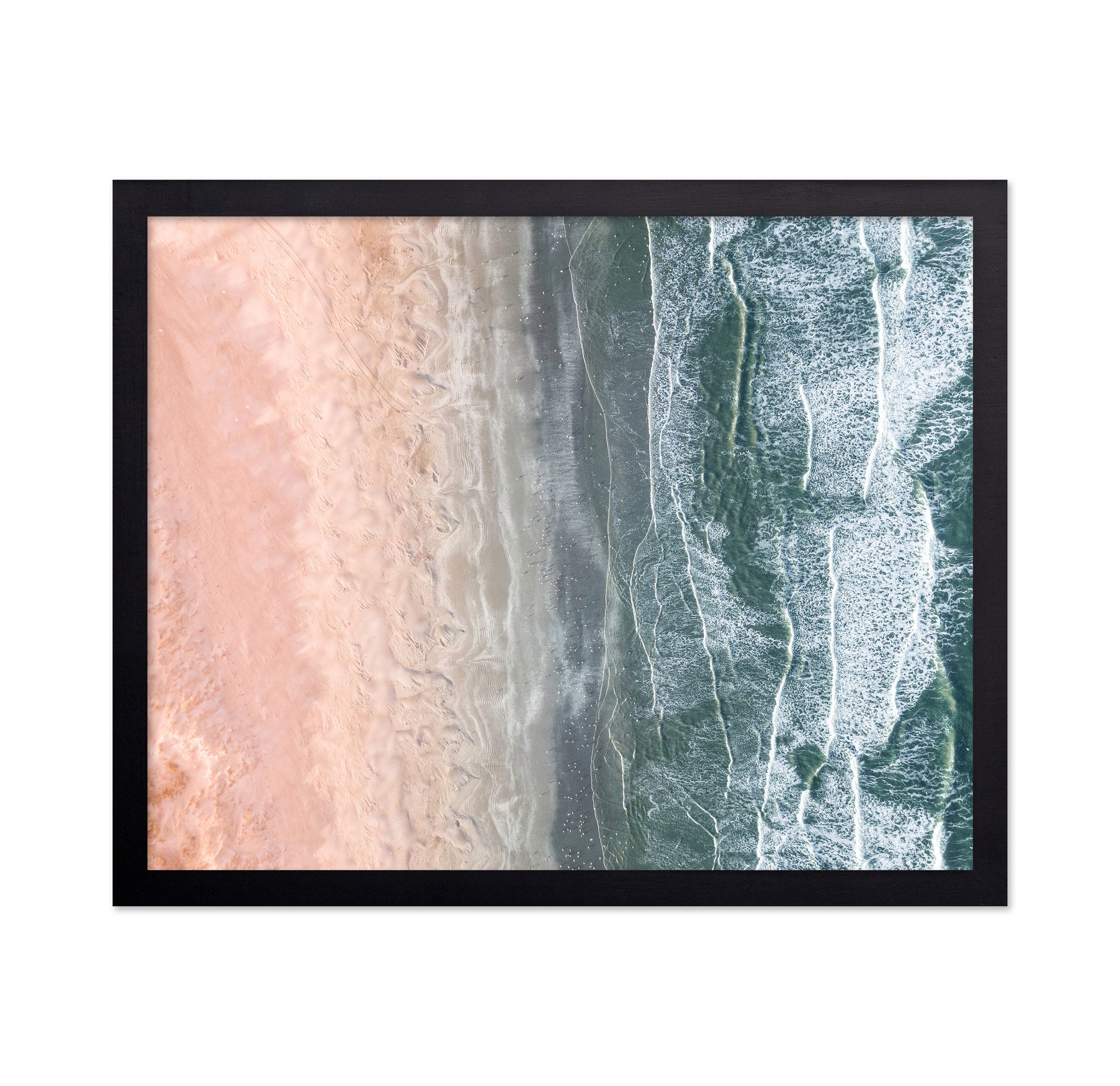 Pink Blue Shoreline