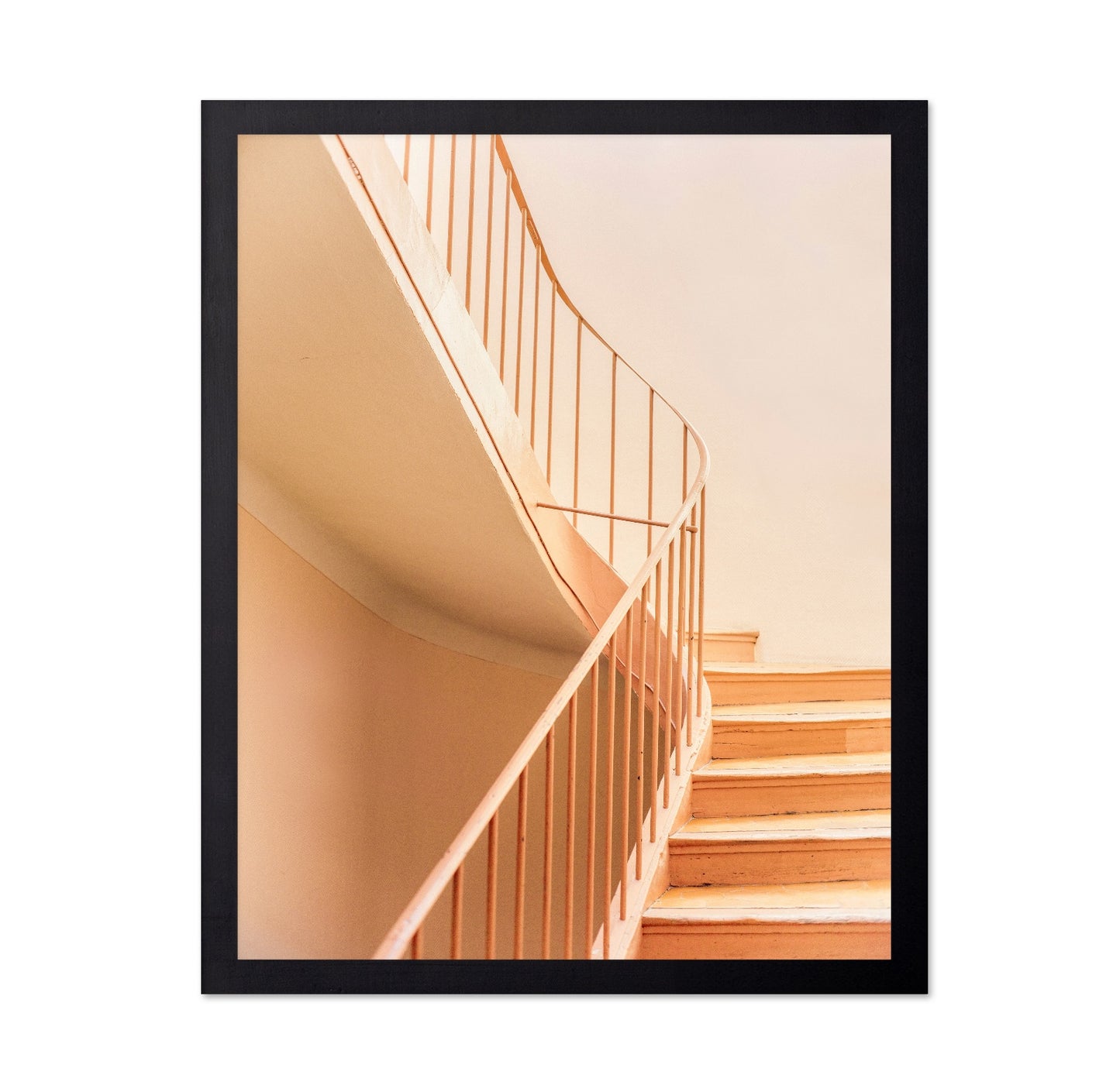 Orange Spiral Stairs