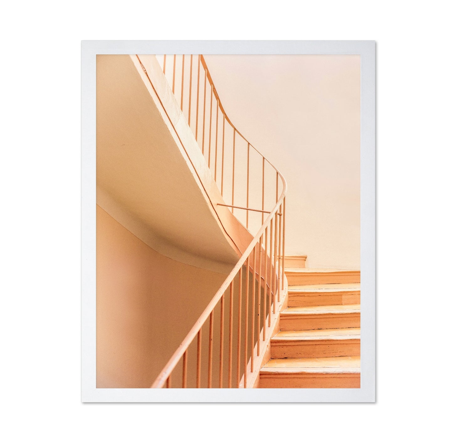 Orange Spiral Stairs