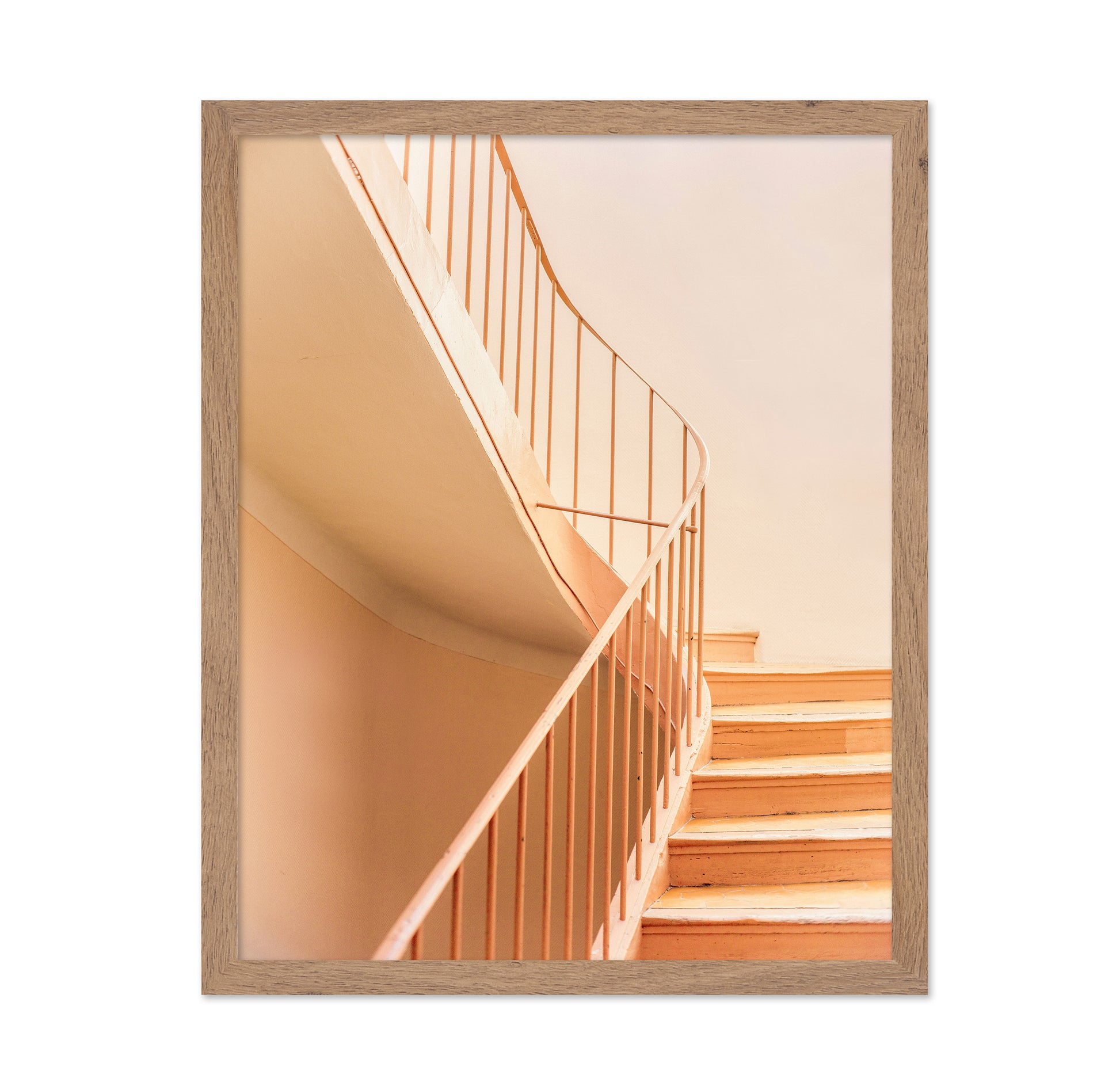 Orange Spiral Stairs